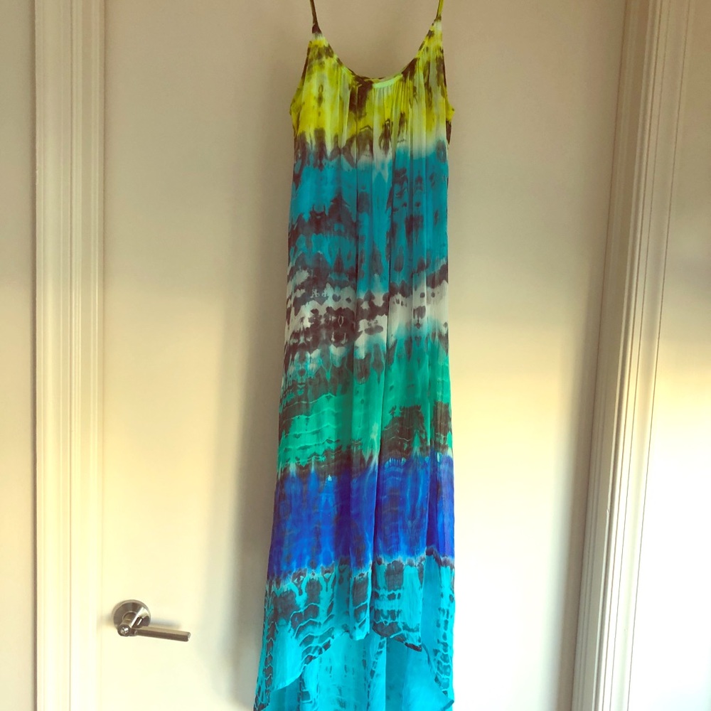 Flows loose summer tie dye dress